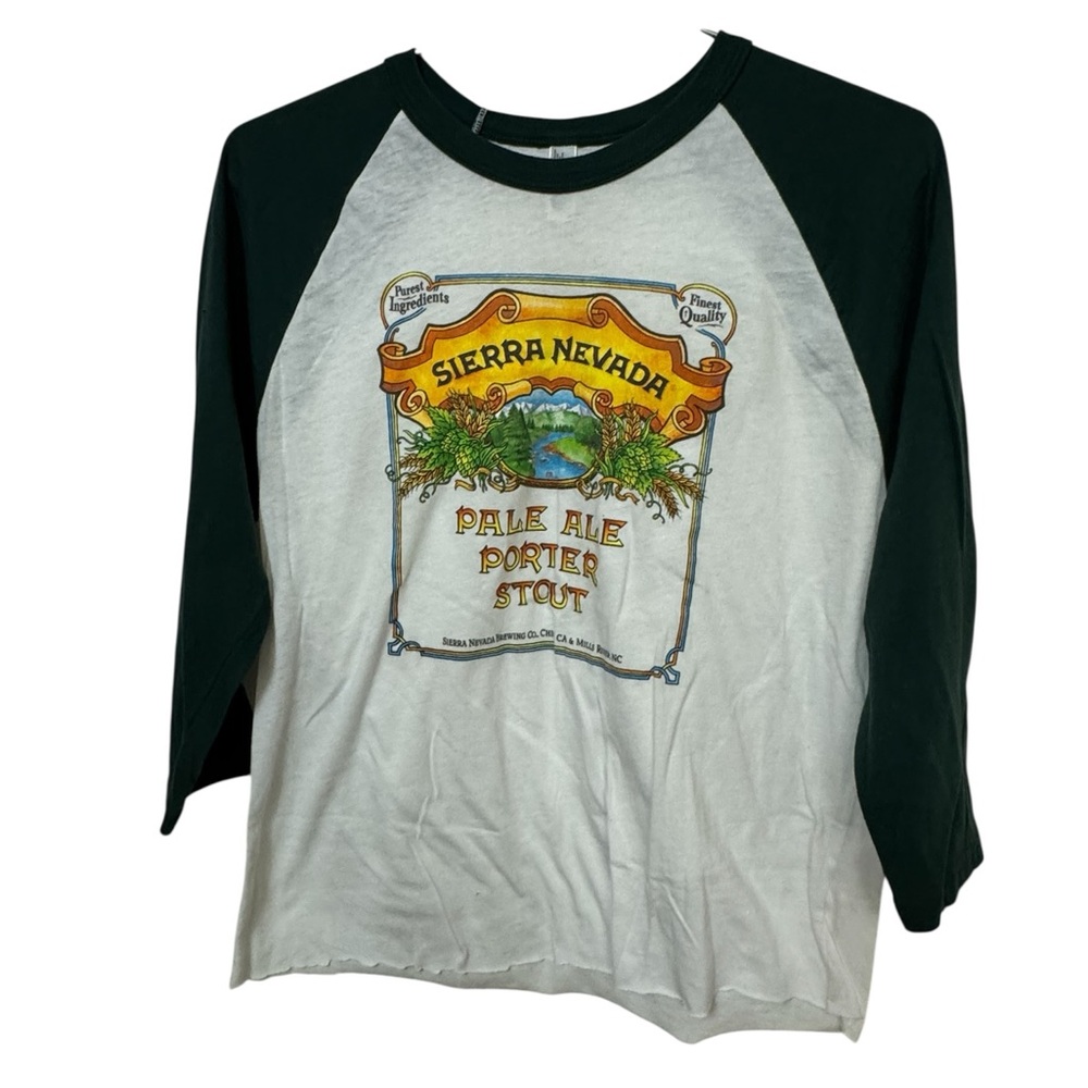 Sierra Nevada Retro Long Sleeve High End Pale Ale Raglan T-Shirt Women’s M
